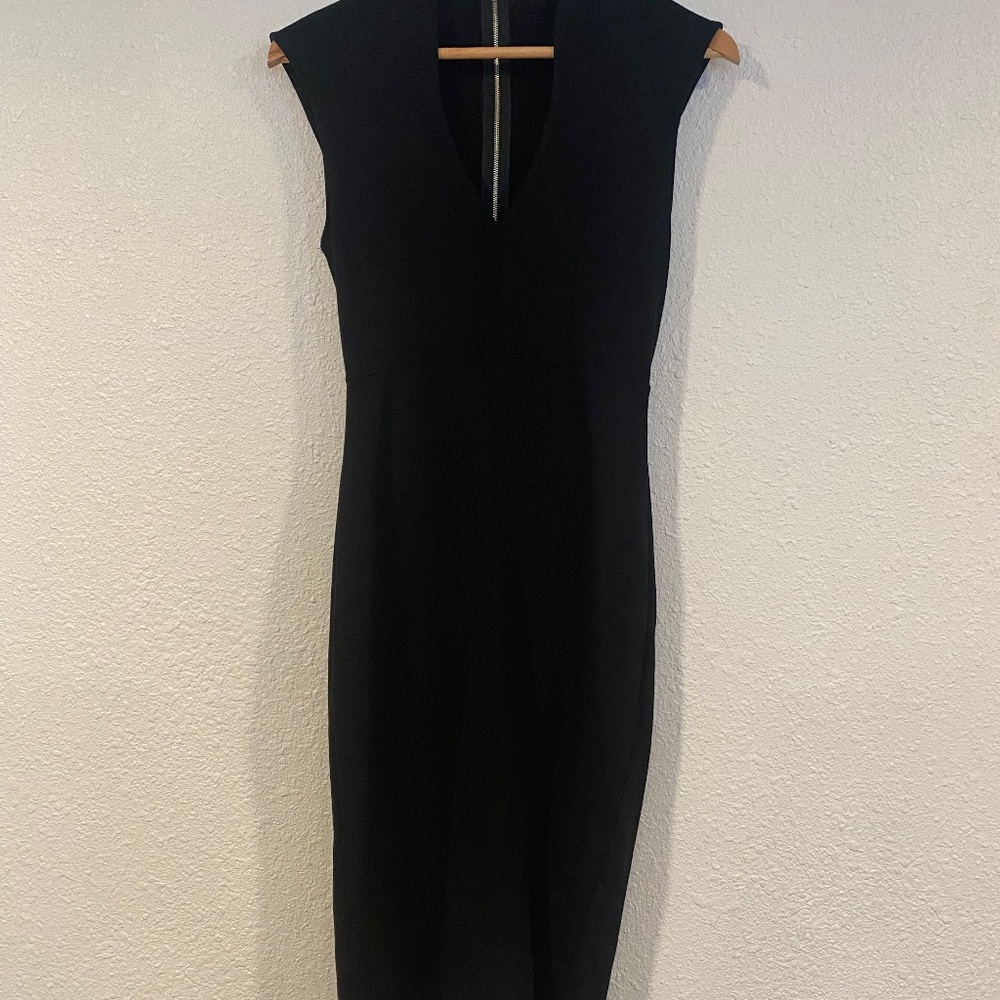 Sexy black cocktail dress